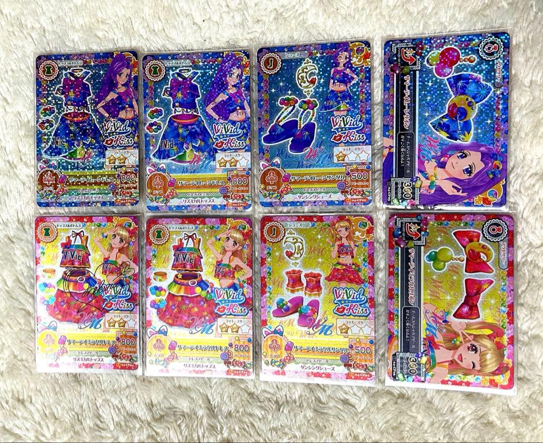 サマーデイムーン サマーデイミラクル アイカツカード 神崎美月 夏樹みくる