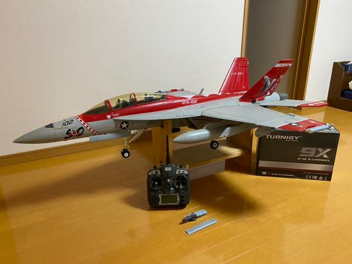 A-RC F/A-18F 90mm EDF RC プロポフルセット