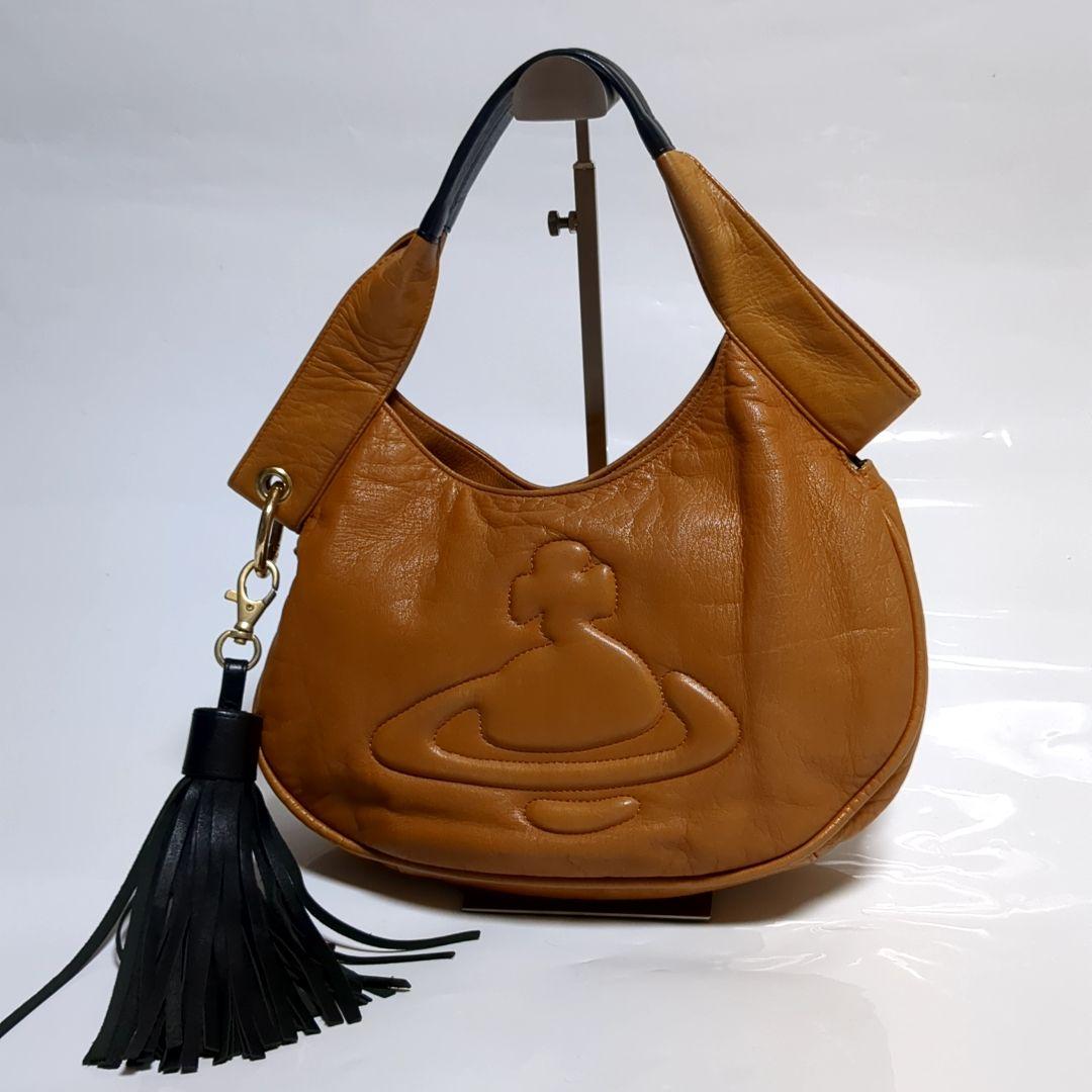✨ヴィヴィアンウエストウッド✨ホーボー ビッグオーブ ハンドバッグ タッセル