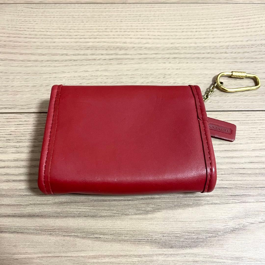 小物 OLD COACH 7219 MULTI FUNCTION PURS RED