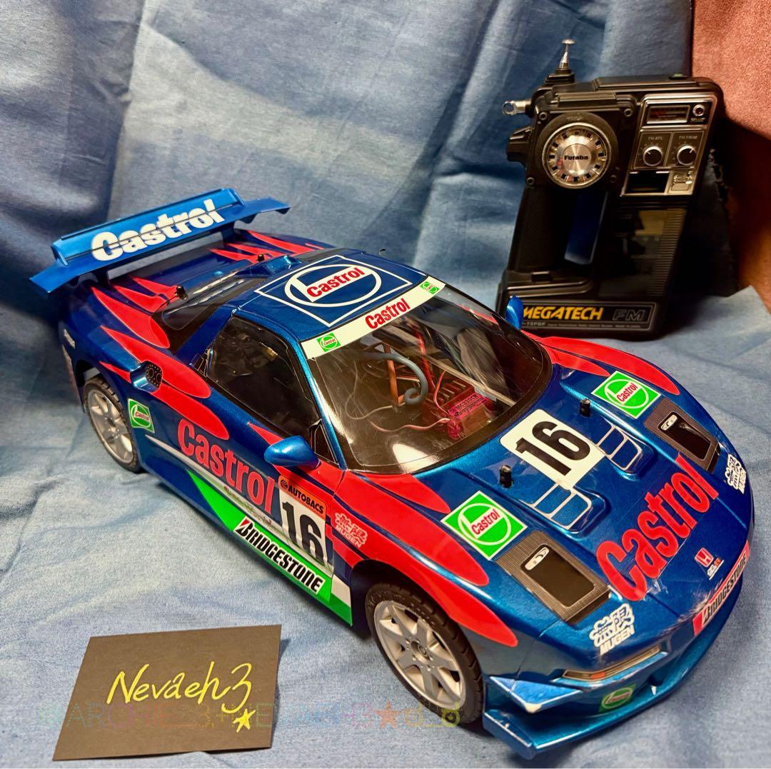 値下げ中【組立済】タミヤCastrol NSX＆フタバ MEGATECH FM付
