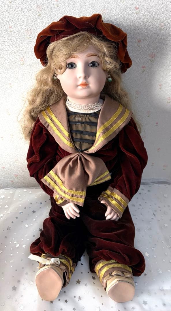 ビスクドール アンティーク風　刻印あり