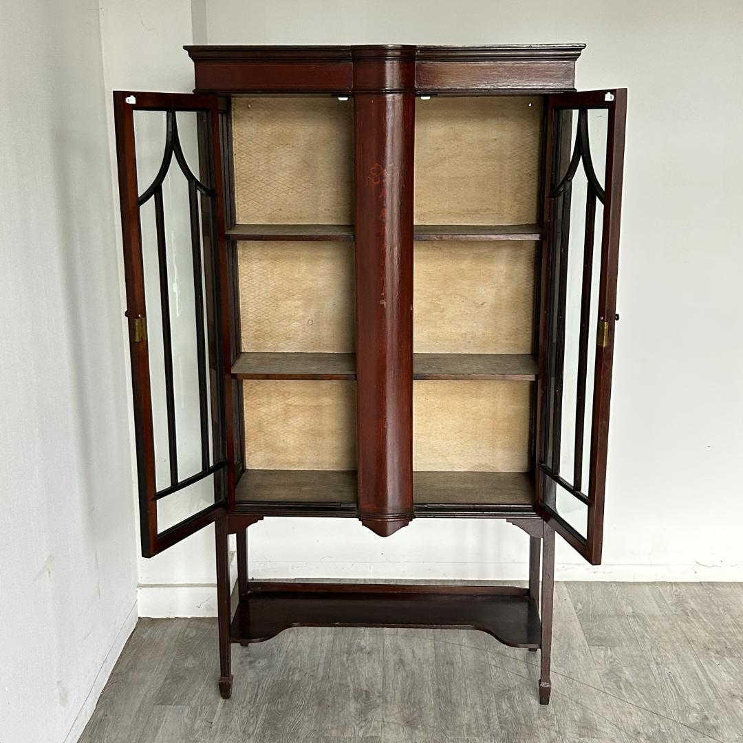 イギリス アンティーク家具 ディスプレイ キャビネット 1930年頃 777A