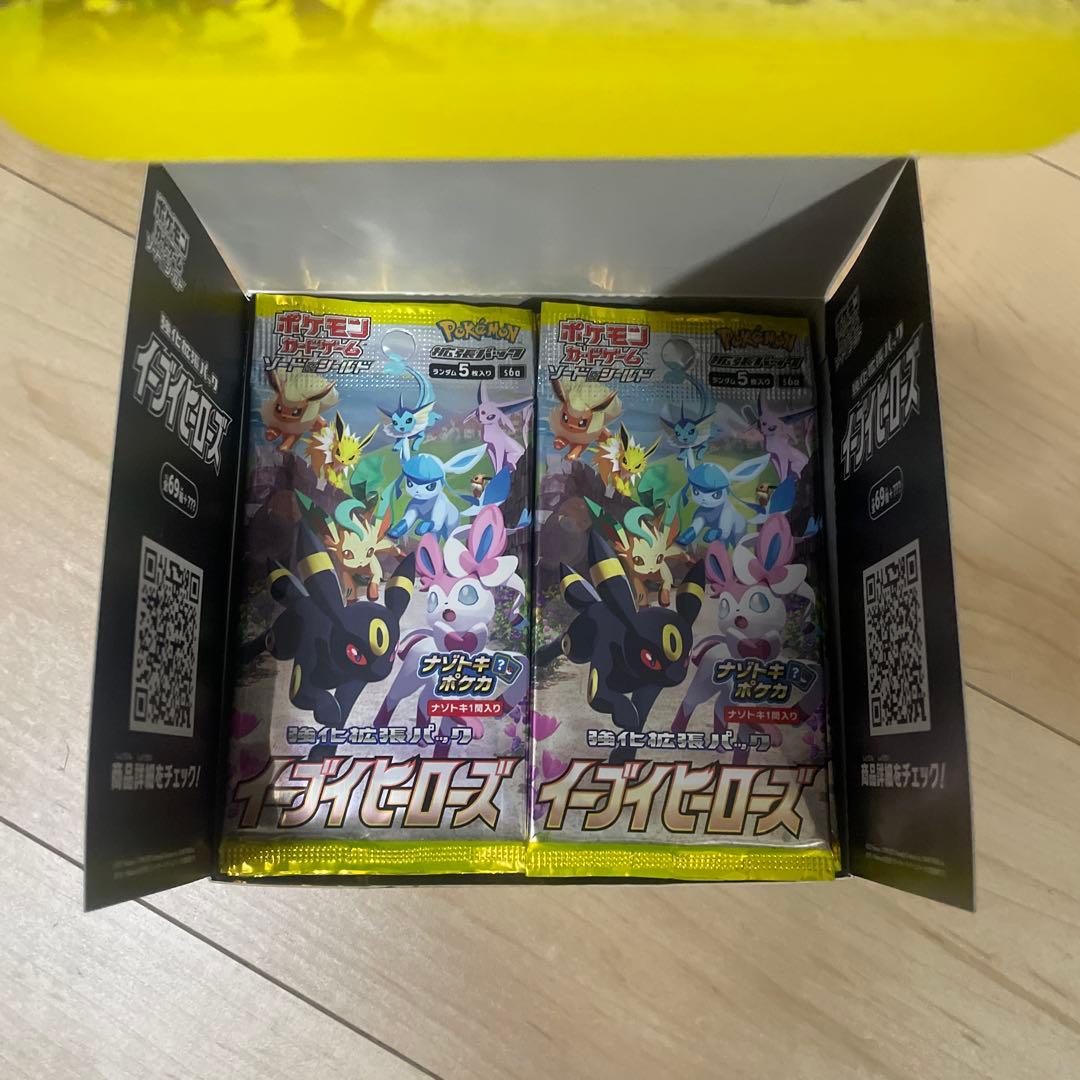 ポケモンカードゲーム イーブイヒーローズ BOX シュリンクなし　①