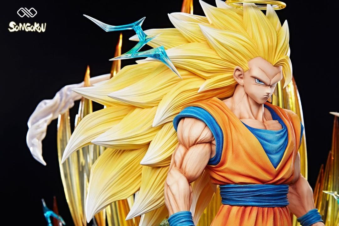 佐*う様 ドラゴンボール スーパーサイヤ人 3 孫悟空 4:1 フィギュア 新品