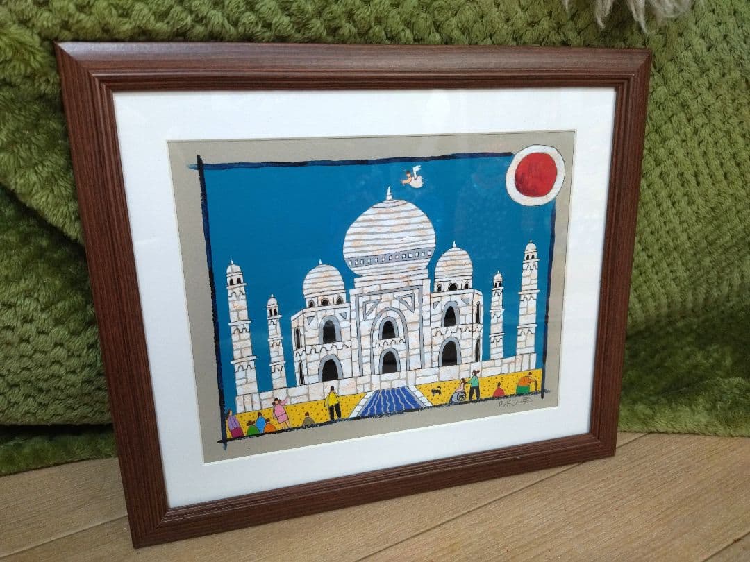 奥村ユズル　水彩画原画　イスタンブールのモスク