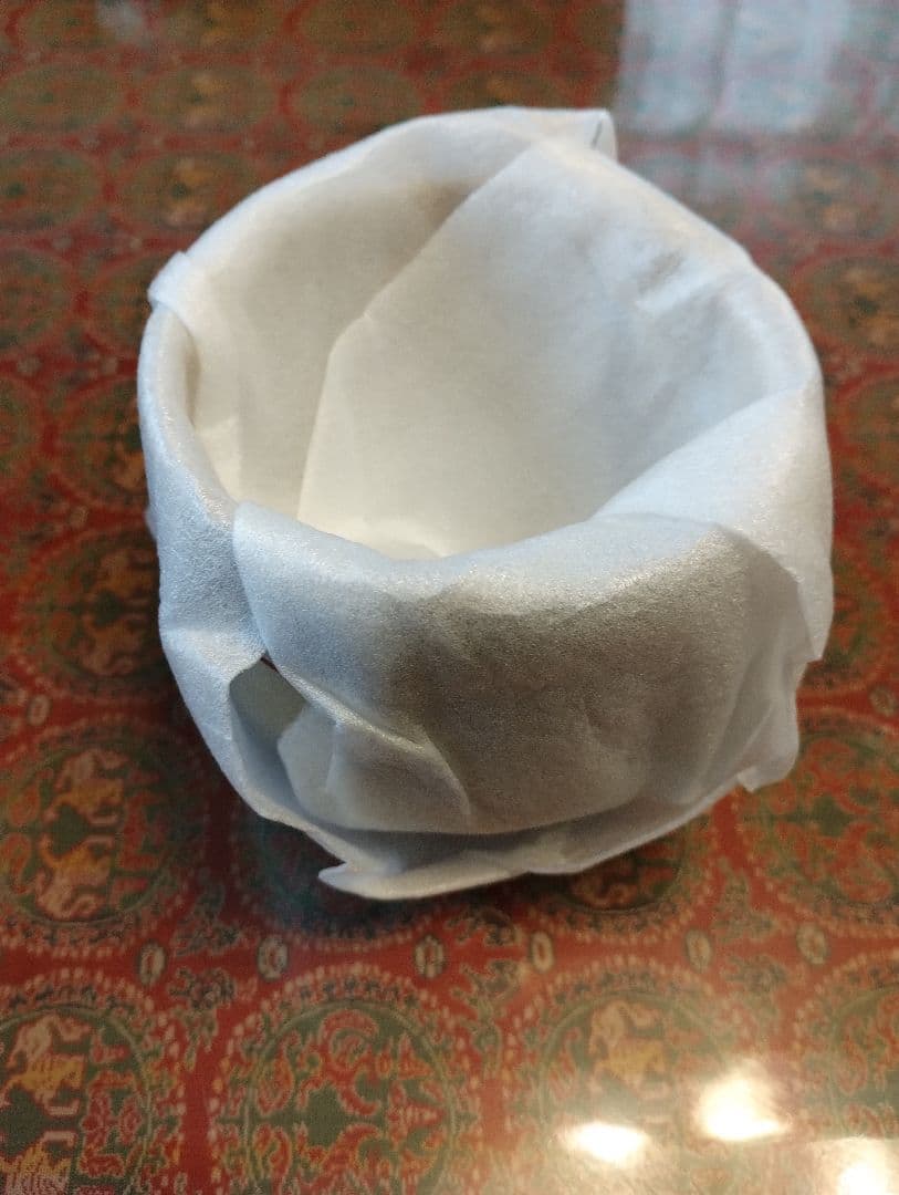 赤膚焼 筒茶碗 大塩昭山作 奈良絵