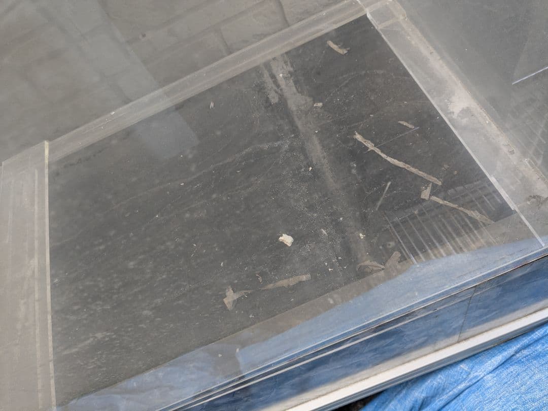 アクリル水槽約1200✕450✕450オーバーフロー穴あり引取限定(群馬)