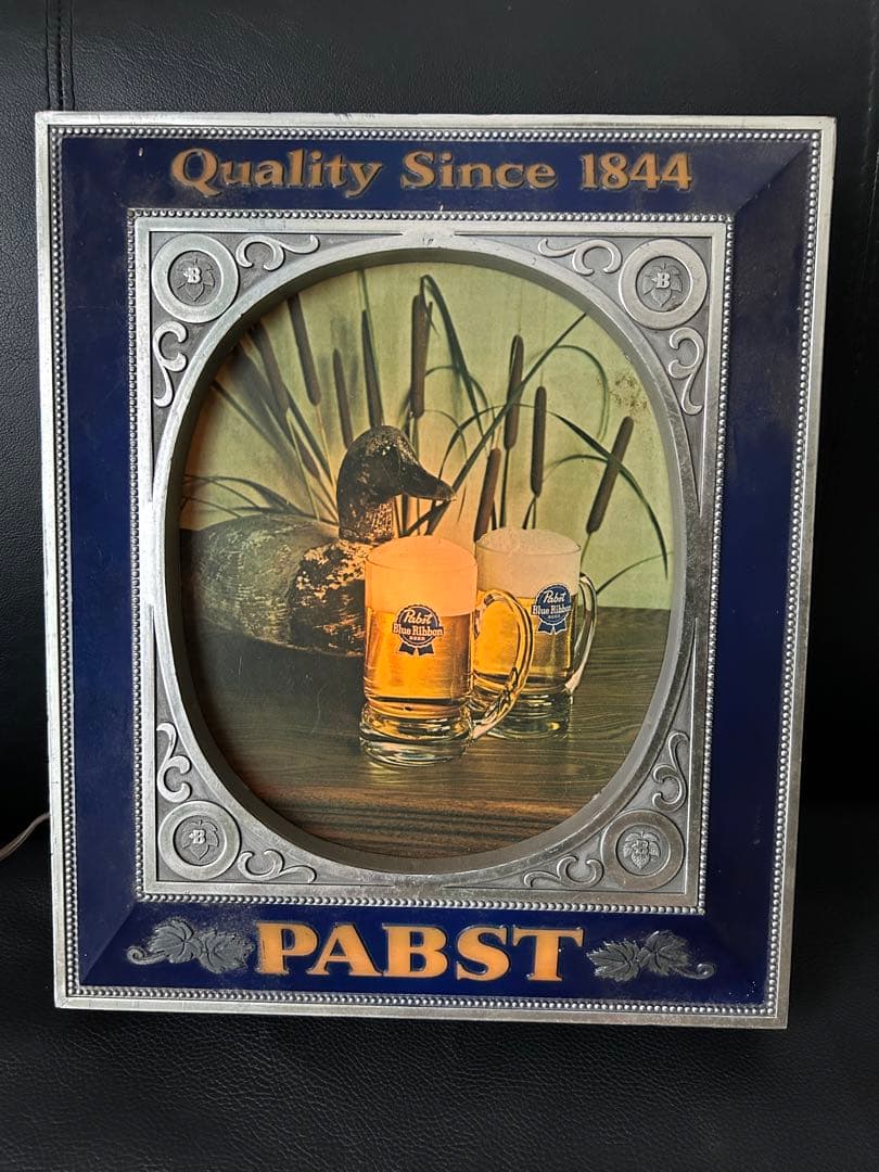 ビンテージ★パブスト ブルーリボン 電飾 サイン 看板★