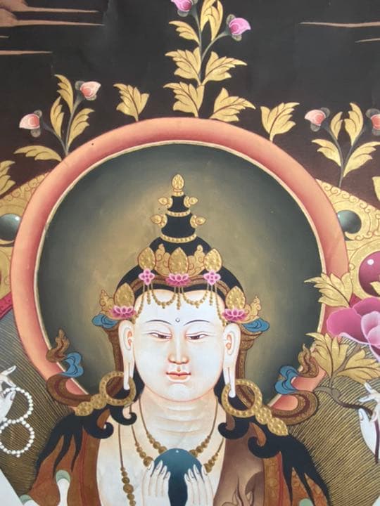 観音菩薩のタンカ、チベット