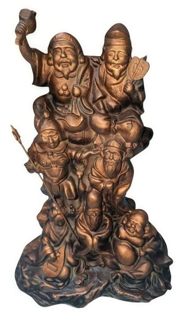 縁起物 七福神像 オブジェ