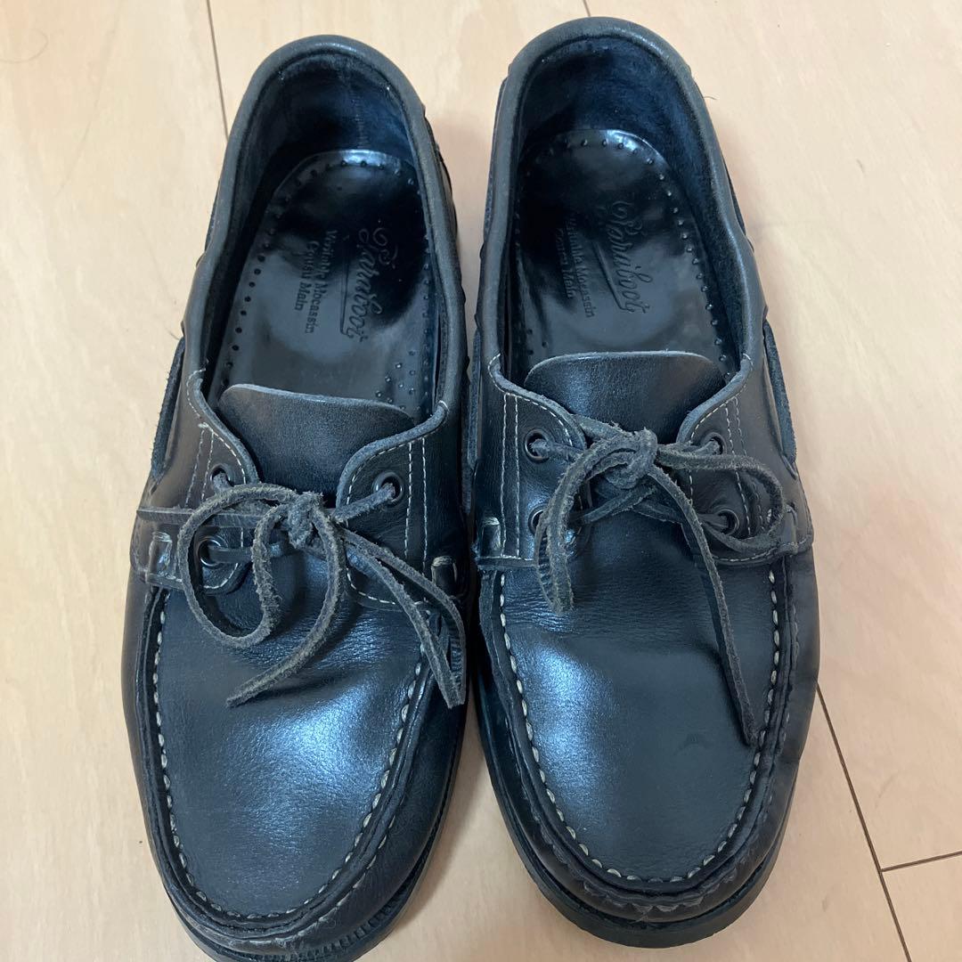 【美品】 パラブーツ バース PARABOOT BARTH デッキシューズ
