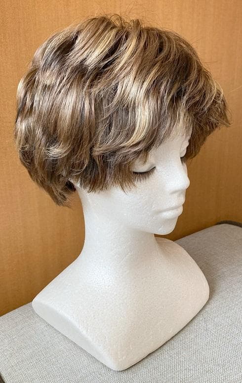 パープルプル　フォンテーヌ　VALAN　人毛MIX　グラデーションショート