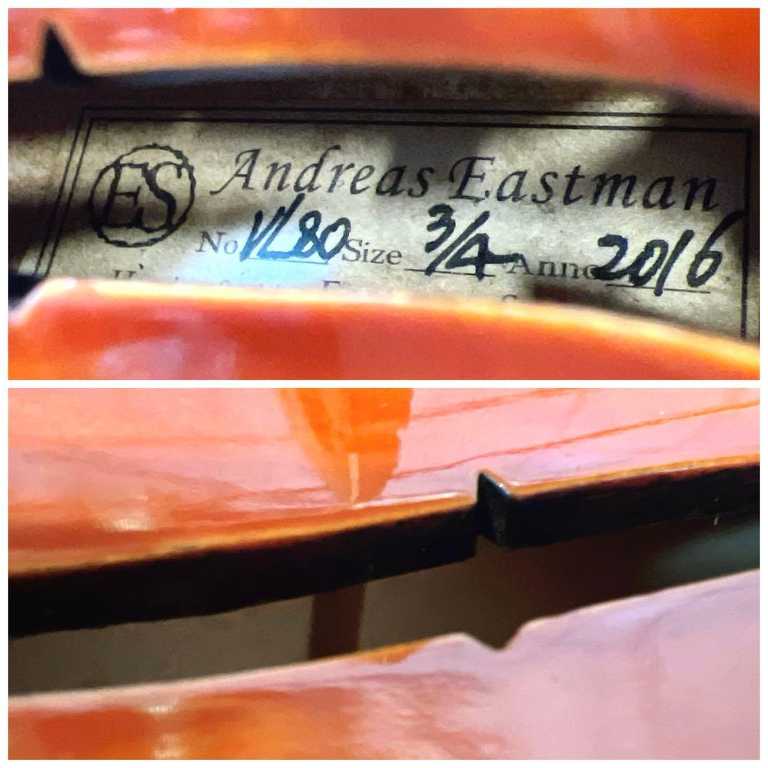 【良品】Andreas Eastman VL80 3/4 2016年製