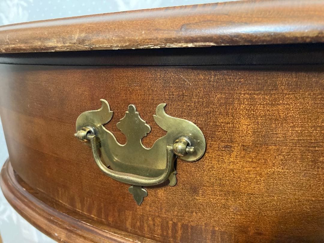 アンティーク コンソールテーブル　飾り棚　猫足　猫脚