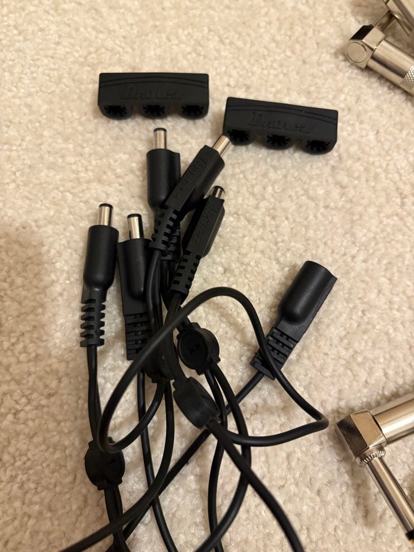 エフェクター　ペダルボード　パッチケーブル大量まとめ