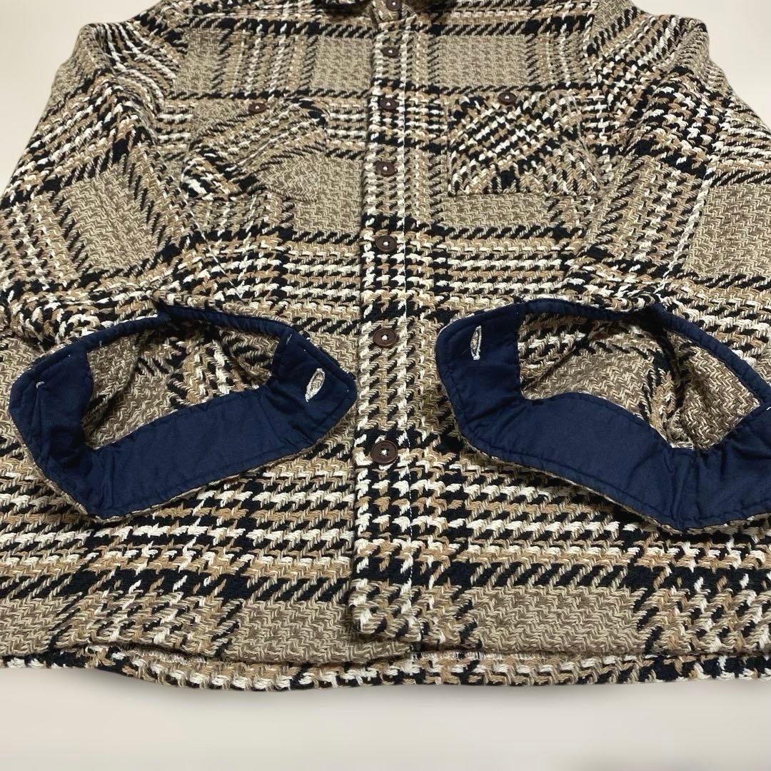 美品！wax london ワックスロンドン バスケットチェックシャツ M