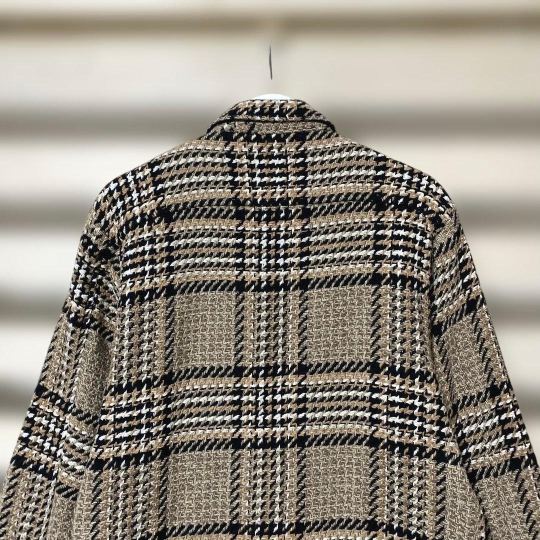 美品！wax london ワックスロンドン バスケットチェックシャツ M