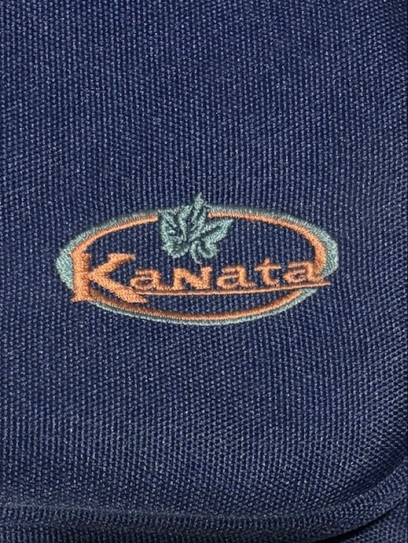 KANATA デッドストック　ガーメントバッグ　ハンガー付　美品　ネイビー
