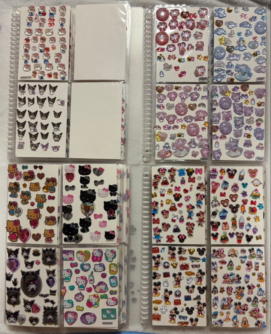 シール帳　完成品　Ａ4サイズ　ボンボンドロップシール　シール