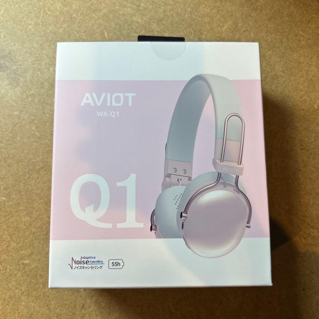 AVIOT WA-Q1 ワイヤレスヘッドホン ピンク