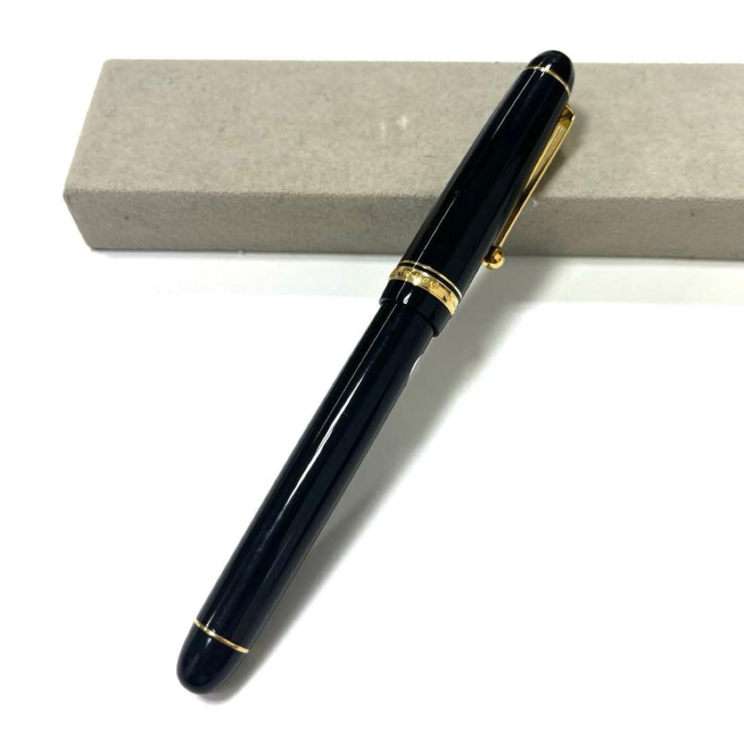 【14Kペン先】パイロット カスタム74 中字M ブラック×ゴールド