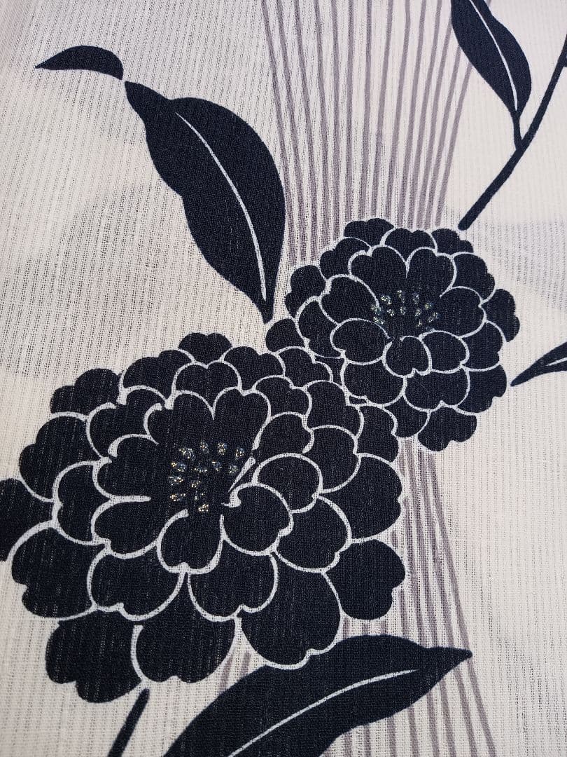 綿麻浴衣　トールサイズ　裄71cm