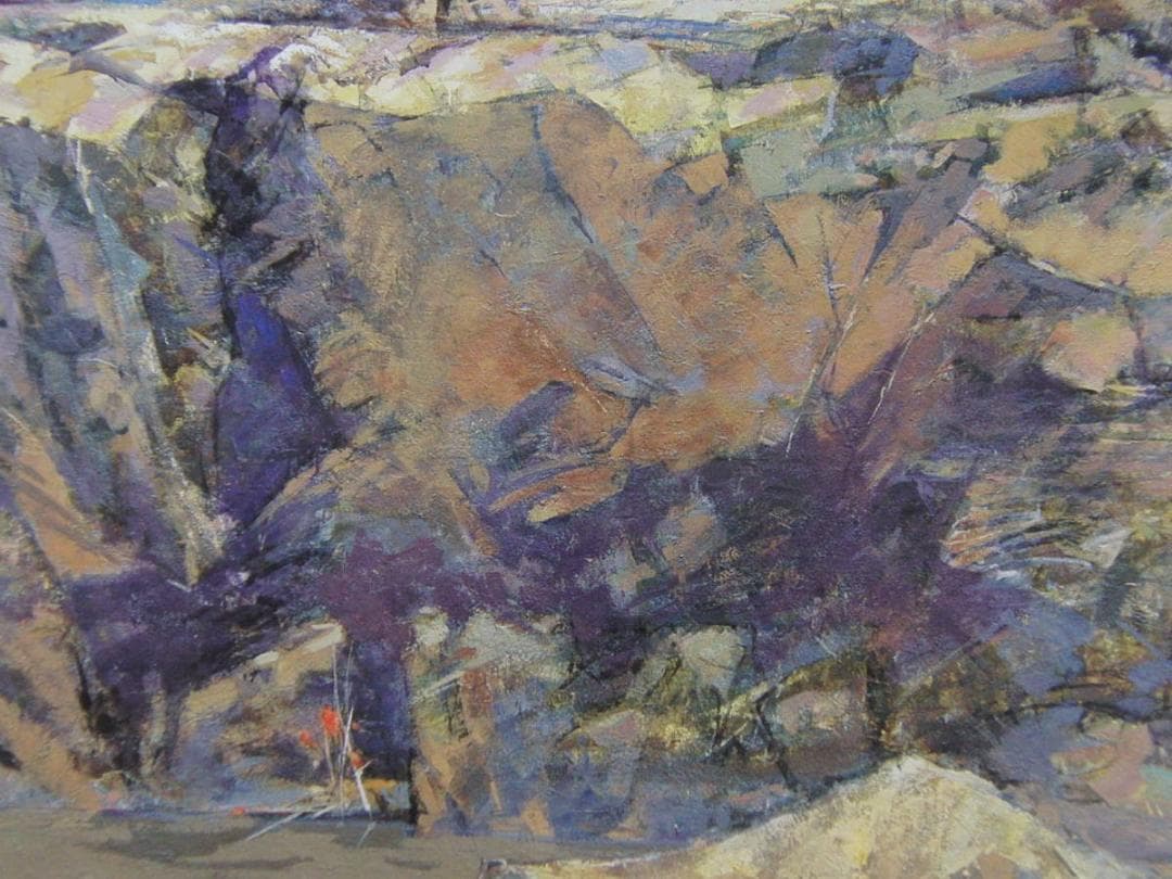 山形八郎、【浦の秋】、希少な額装用画集より、新品額装付