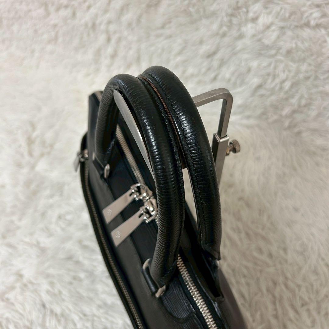 極美品✨アニアリ　ビジネスバッグ　ブリーフケース　レザー　ブラック