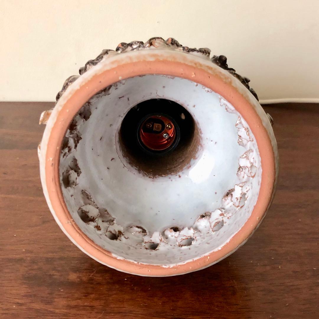 デンマーク　北欧ビンテージ　陶器ペンダントランプ(A)