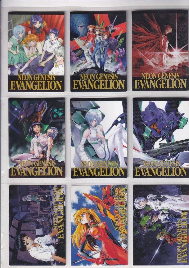 エヴァンゲリオン　カードダスマスターズ四集　全９９種コンプ　初版