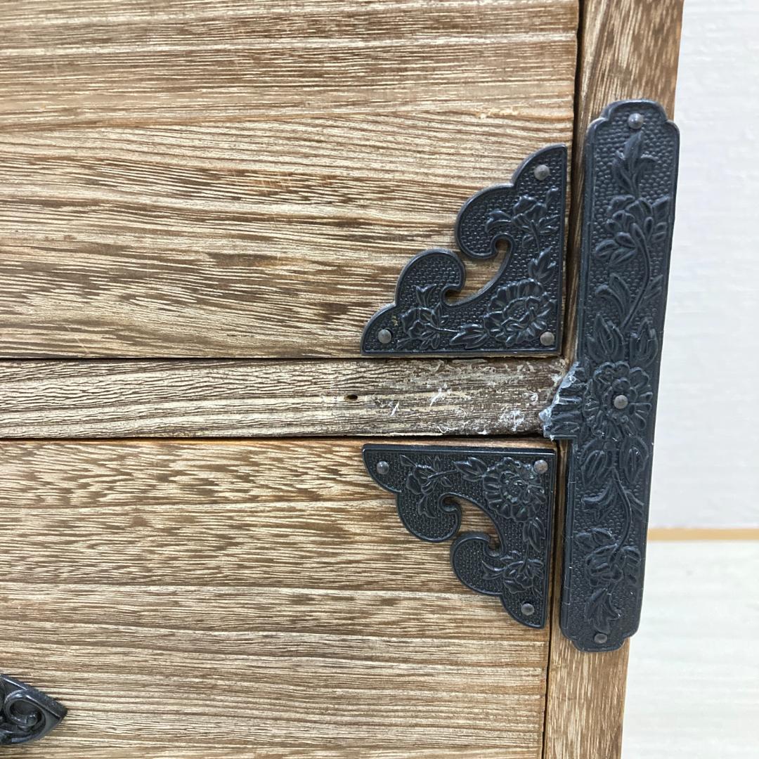 民芸箪笥　工芸タンス　４段　チェスト　古民家　時代