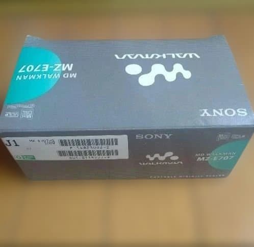 完品 SONY ポータブルMDプレーヤー MZ-E707