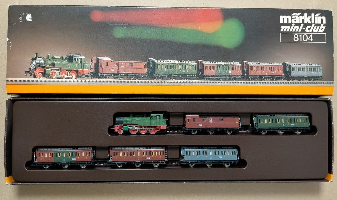 メルクリン mini club Zゲージ 1/220 蒸気機関車セット 8104