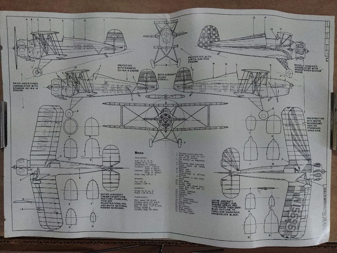Bücker Jungmeister 1/4スケール　バルサキット