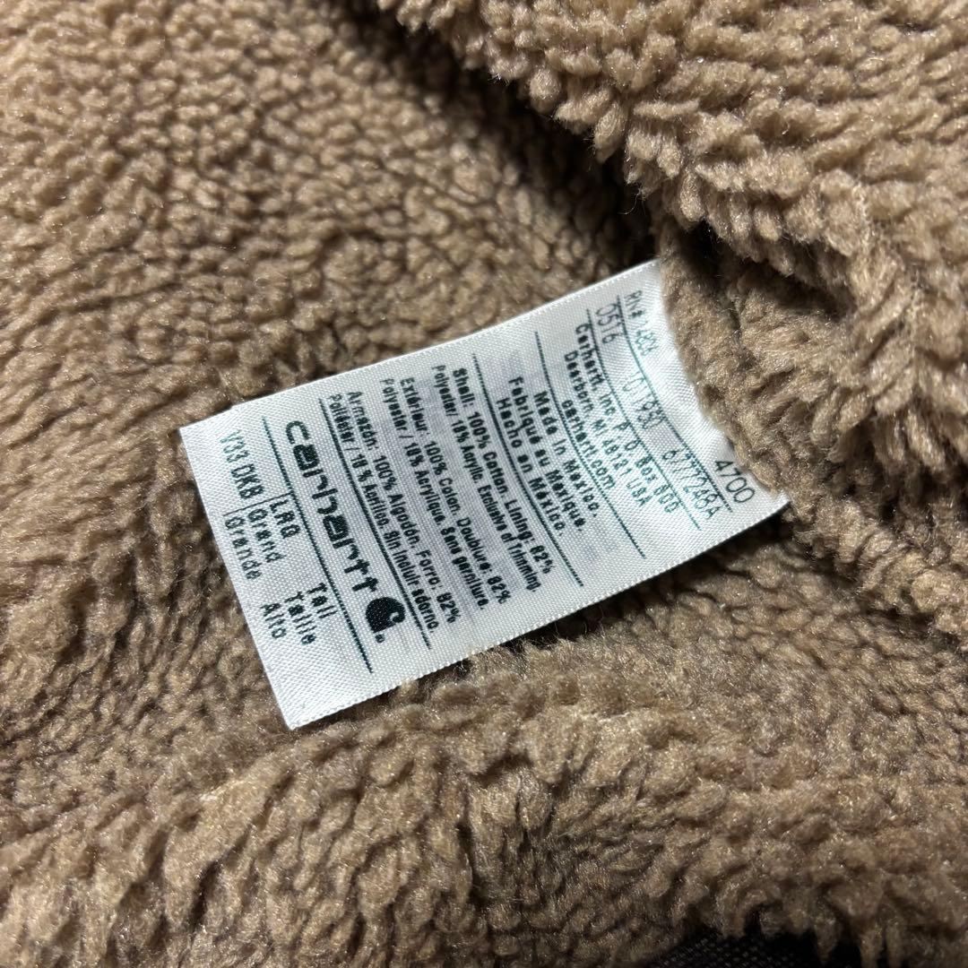 carhartt カーハート ダックベスト 裏ボア ブラウン V33DKB LT