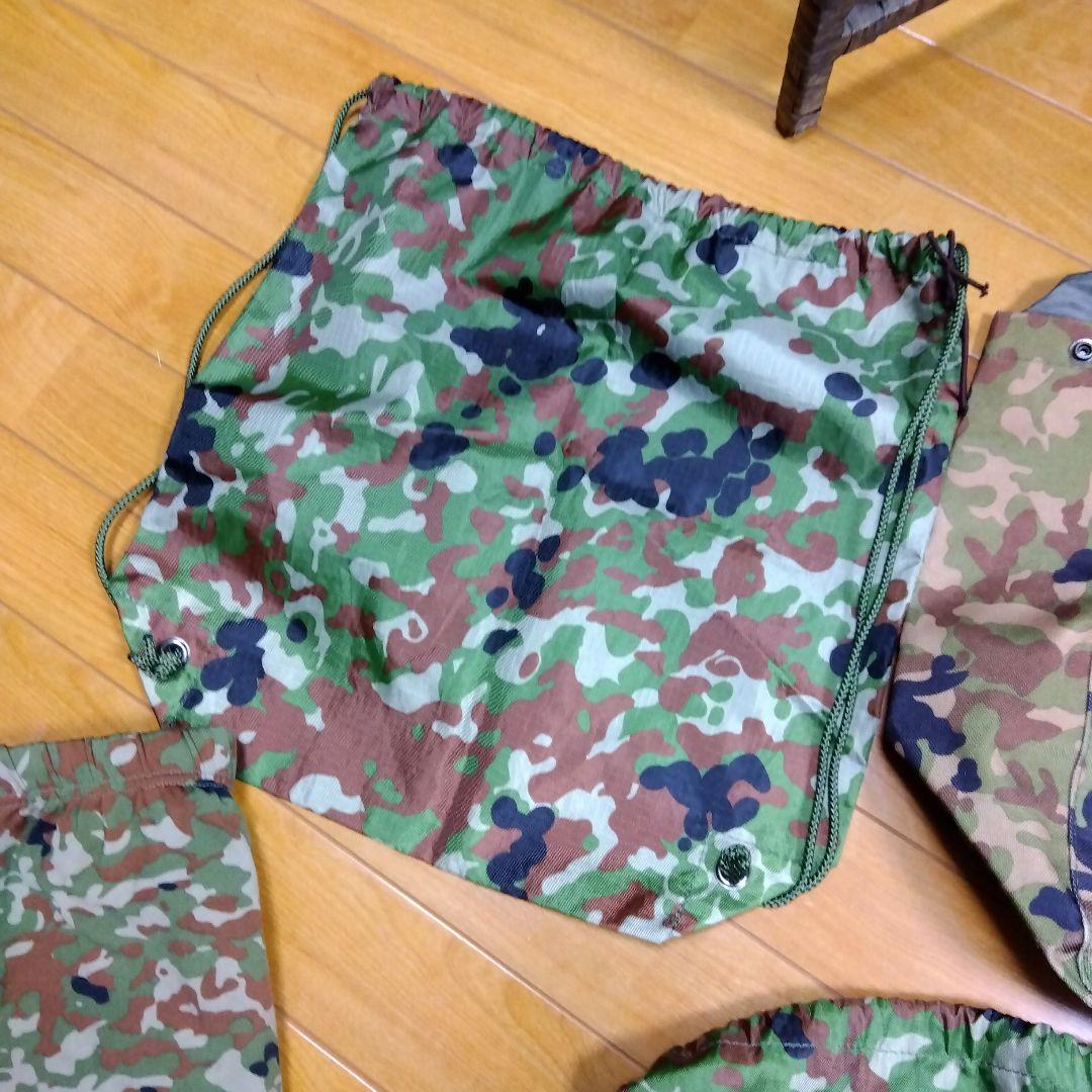 迷彩服6枚 バッグ5個 自衛隊 サバゲー まとめ売り