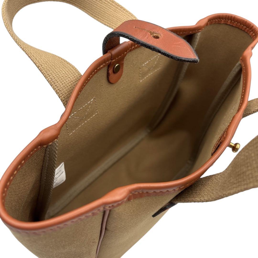 美品 Brady ブレディ BECK ベック ミニトート バッグ カーキ 英国製