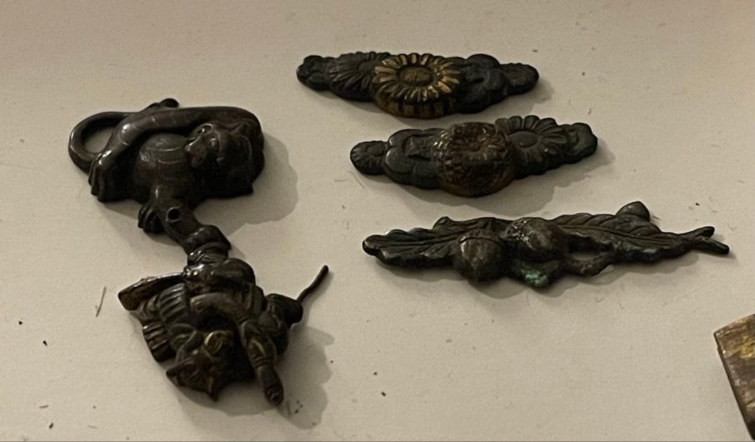 日本刀　武具　鍔 6枚　その他おまとめセット