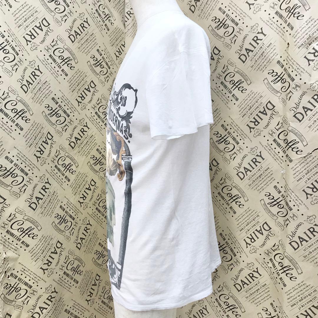 SHARE SPIRIT スカルプリント Tシャツ 半袖 カットソー S3356