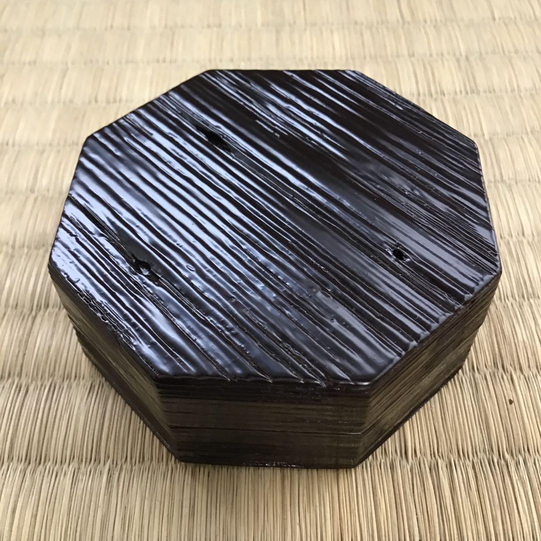 茶道具　八角香合　国宝茶室待庵古材使用　不賢斎　浦辻賢ニ造　栞　共箱　S91KG