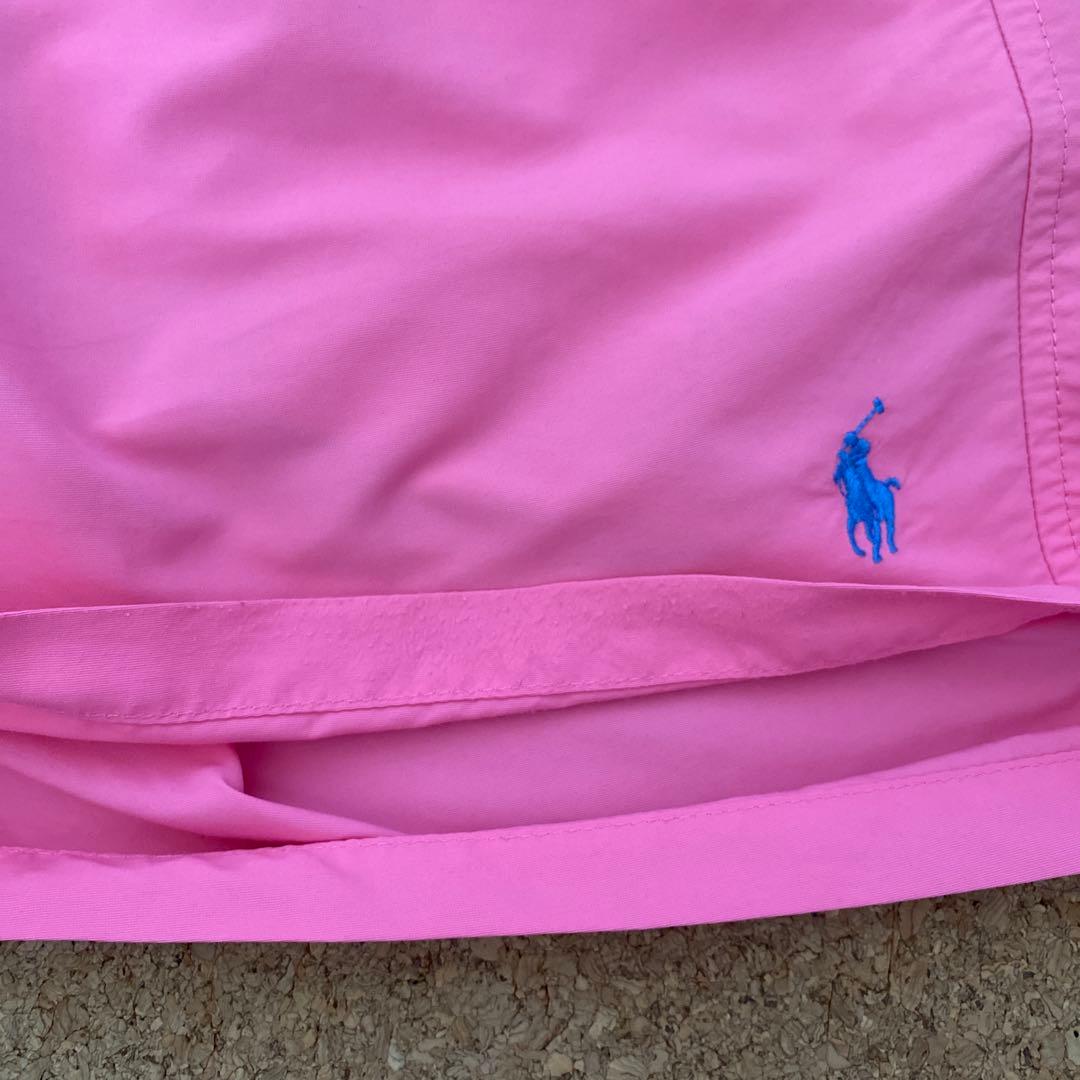 ラルフローレン スイムショーツ　女性着用可ピンク　水着　トラベラーズ　JK