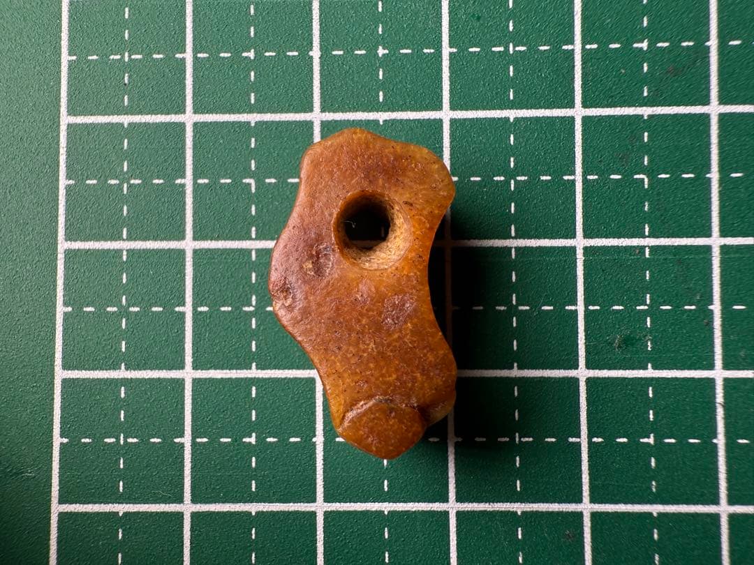 チベットアンティーク　カパーラ　骨片　呪物