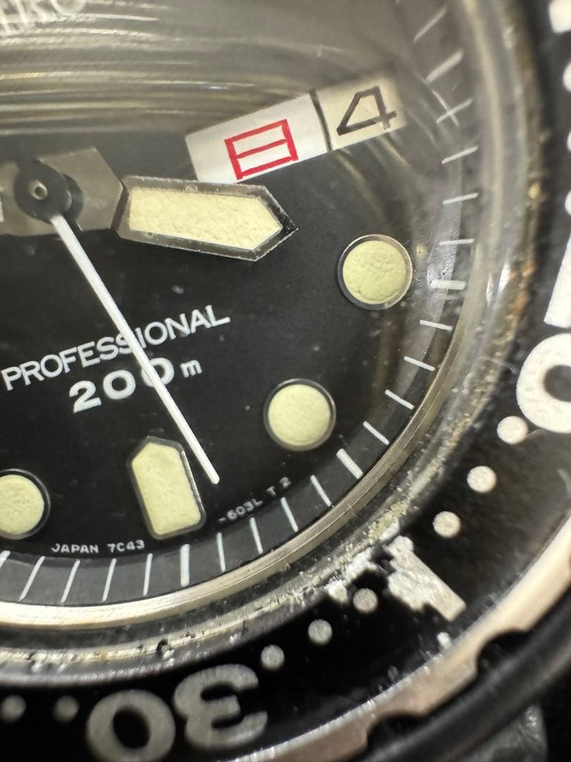 よ*く様 SEIKO セイコー 7C43-6020 ダイバーズウォッチ ジャンク