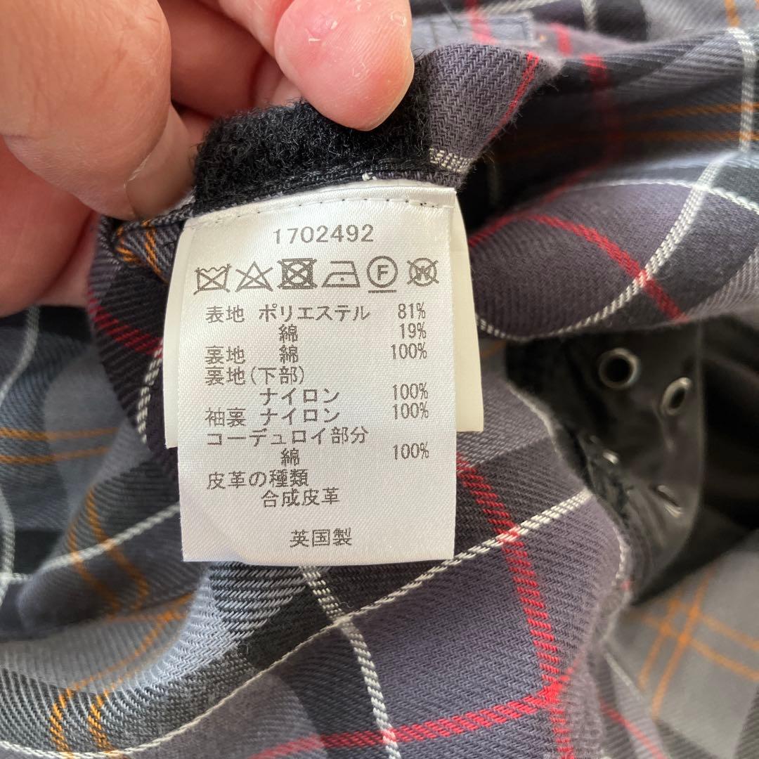 barbour border SL 36 ノンワックス