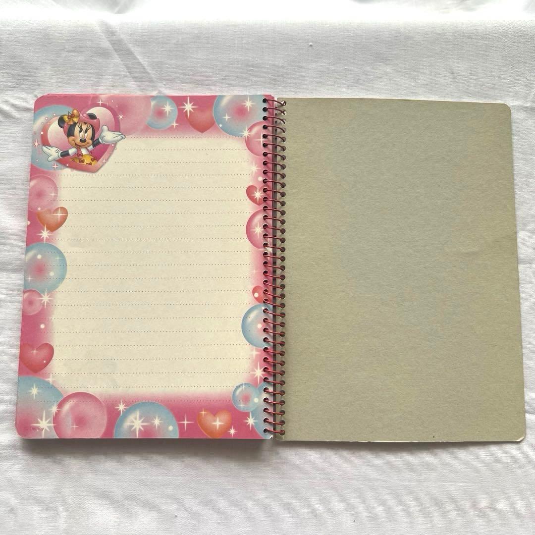 希少❤️ミニーマウス ノート スパイラルバインディング ピンク　ディズニー