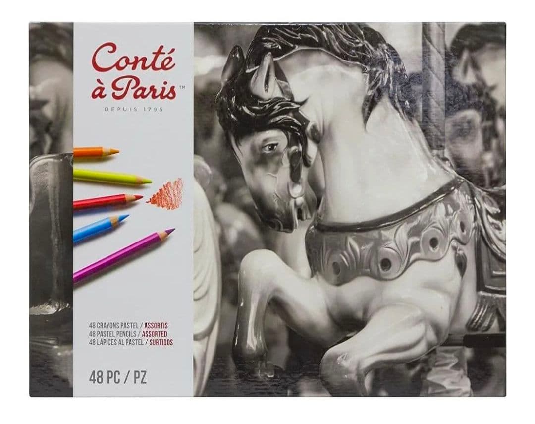 【新品未使用】Conté à Paris コンテ・ア・パリ 色鉛筆 48色セット