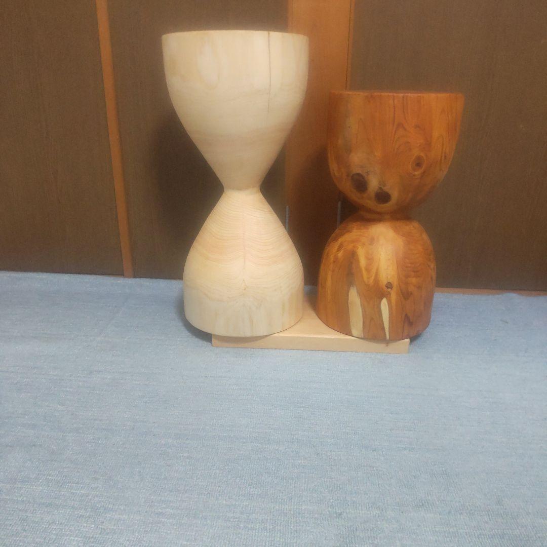 パンダ さん専用檜丸太椅子スツール