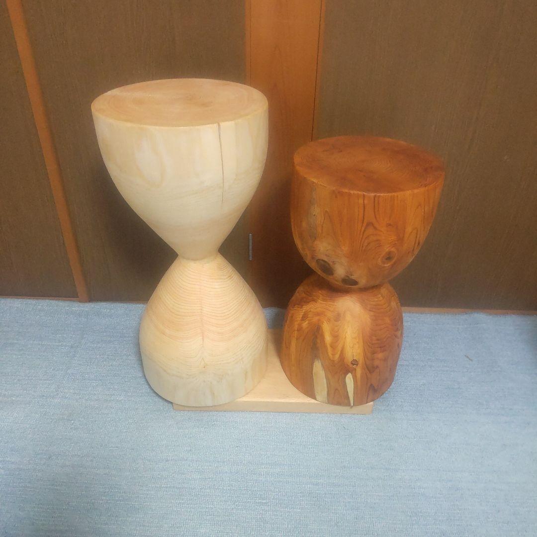 パンダ さん専用檜丸太椅子スツール