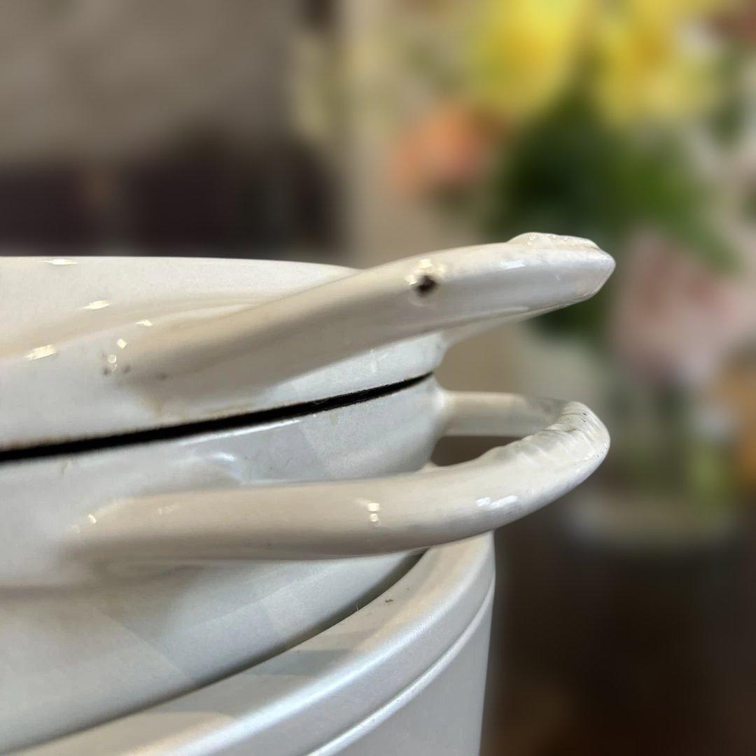 お値下げ　バーミキュラ　ライスポット　シーソルトホワイト　3合炊き　美品